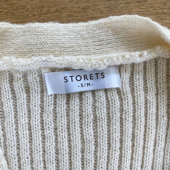 Storets - Poppy Block Cardigan in Black & Ivory - Picture 3 of 5